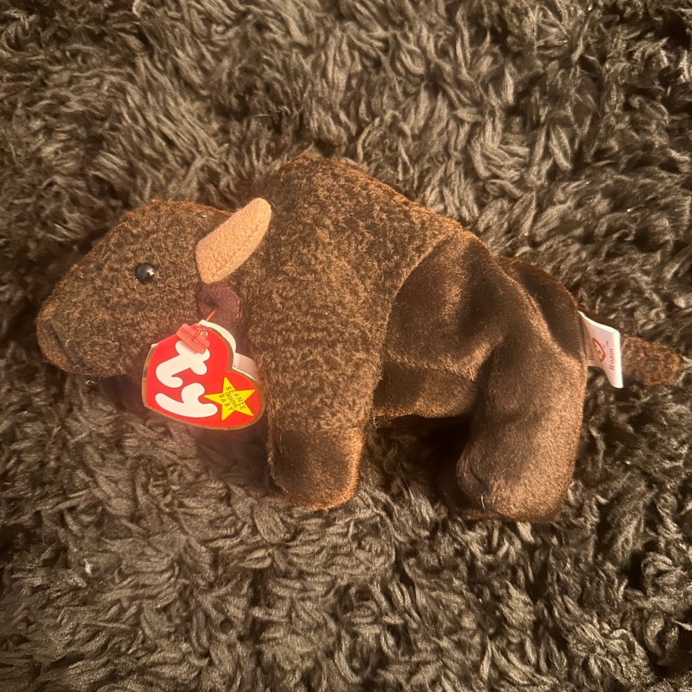 NWT RARE Ty Beanie Babies Buffalo/Bison